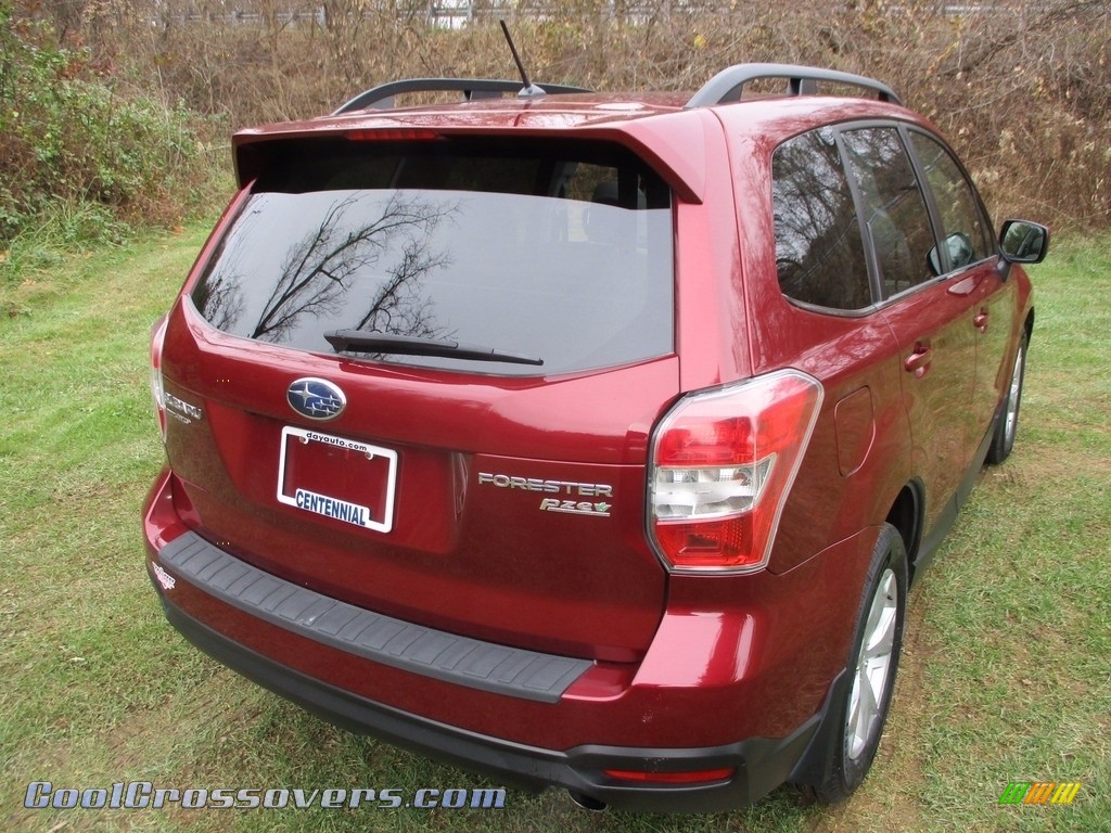 2015 Forester 2.5i Limited - Venetian Red Pearl / Gray photo #11