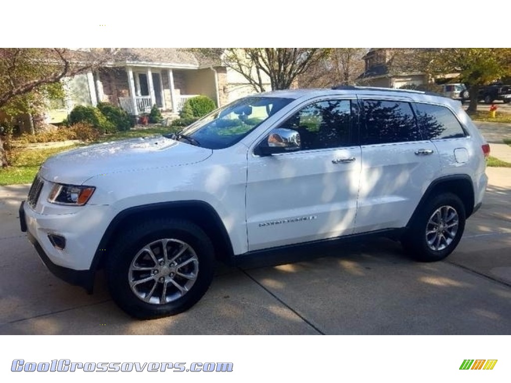 2014 Grand Cherokee Limited 4x4 - Bright White / New Zealand Black/Light Frost photo #3