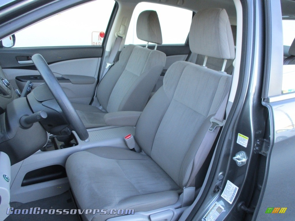 2014 CR-V LX AWD - Polished Metal Metallic / Gray photo #11