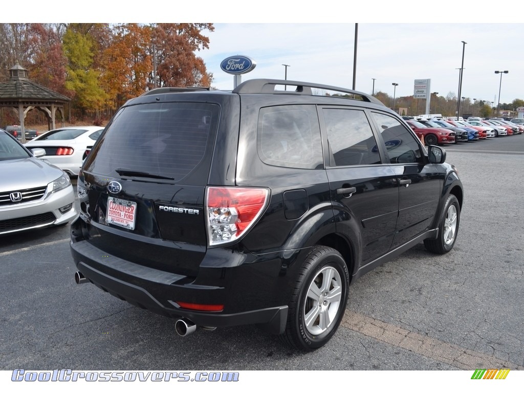 2011 Forester 2.5 X - Obsidian Black Pearl / Black photo #3