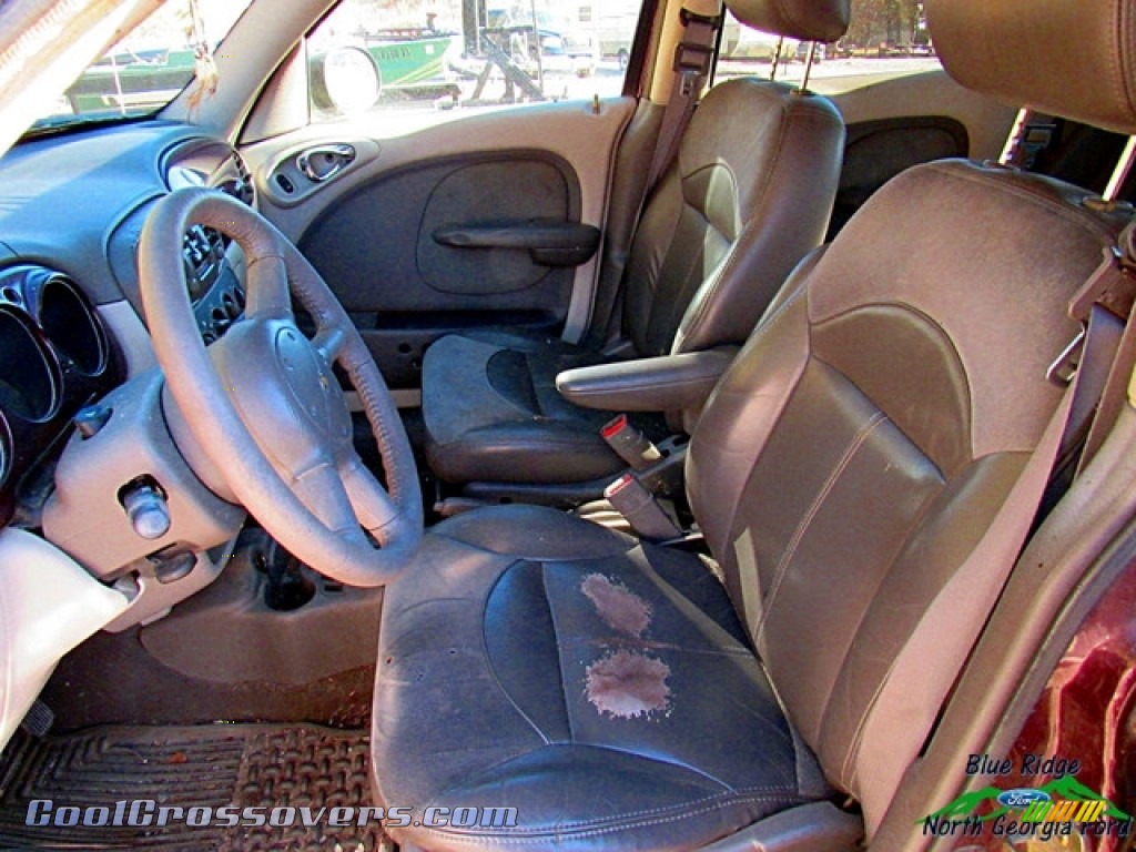2002 PT Cruiser Limited - Deep Cranberry Pearlcoat / Taupe photo #6