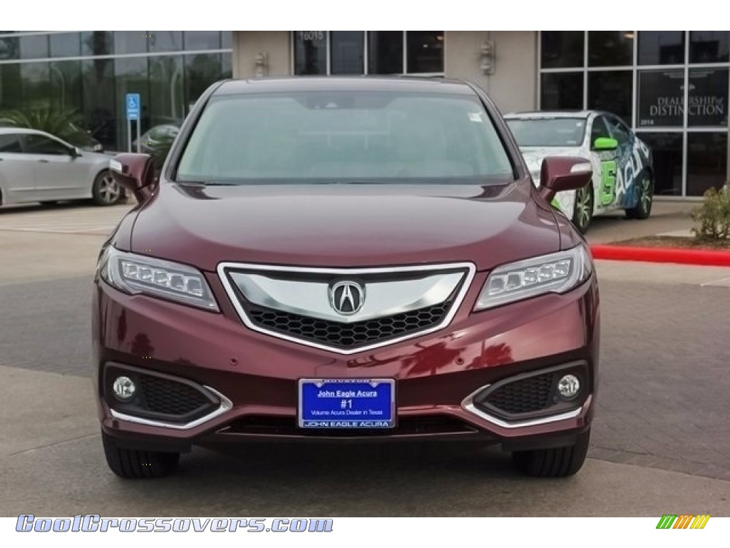 2018 RDX FWD Advance - Basque Red Pearl II / Parchment photo #2