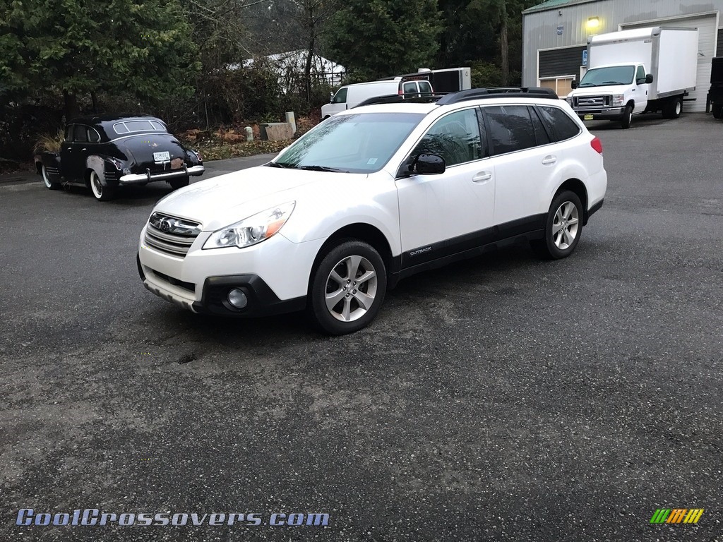 2014 Outback 2.5i Limited - Satin White Pearl / Ivory photo #16