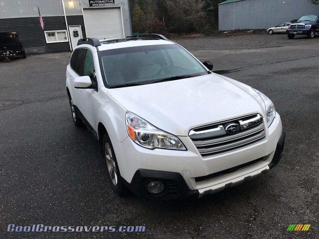 2014 Outback 2.5i Limited - Satin White Pearl / Ivory photo #18