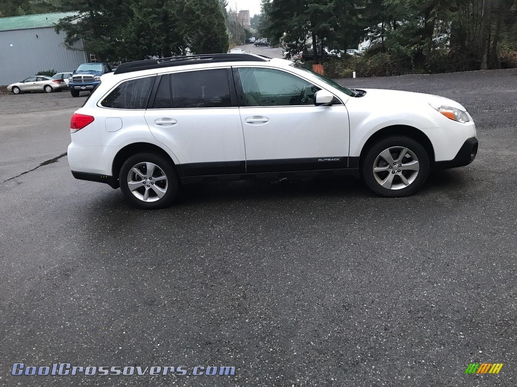 2014 Outback 2.5i Limited - Satin White Pearl / Ivory photo #20