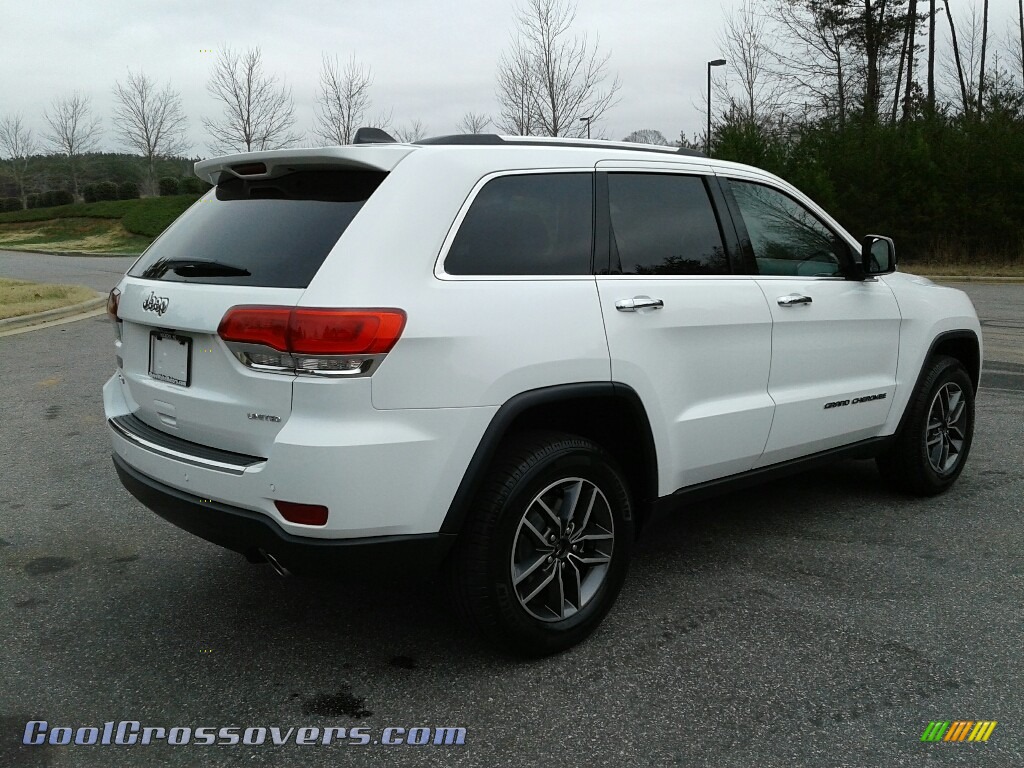 2018 Grand Cherokee Limited 4x4 - Bright White / Black/Light Frost Beige photo #6