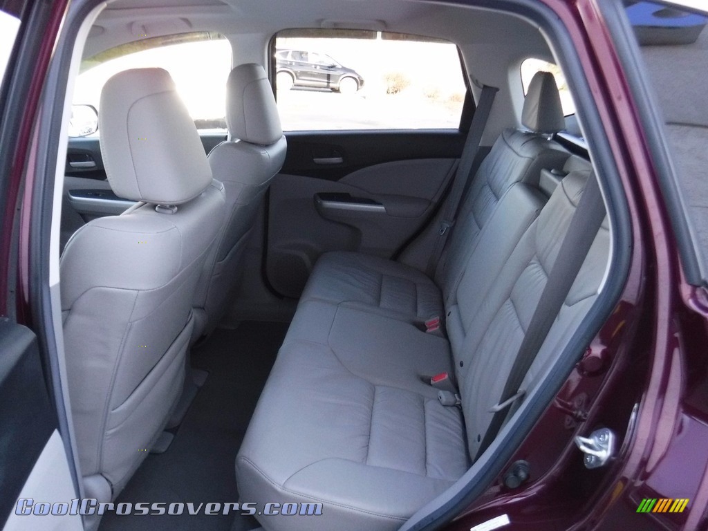 2013 CR-V EX-L AWD - Basque Red Pearl II / Gray photo #26