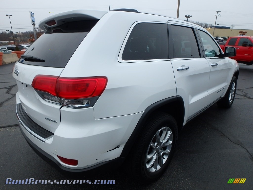 2014 Grand Cherokee Limited 4x4 - Bright White / New Zealand Black/Light Frost photo #8