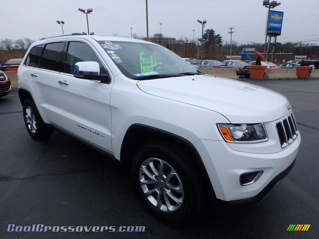 2014 Grand Cherokee Limited 4x4 - Bright White / New Zealand Black/Light Frost photo #11