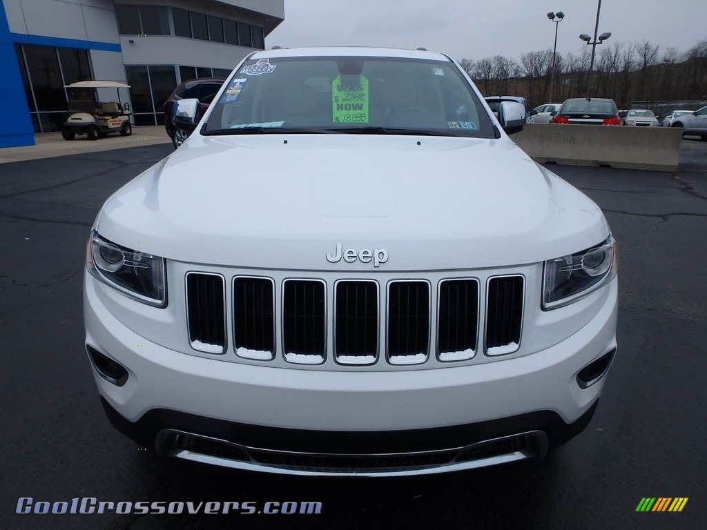 2014 Grand Cherokee Limited 4x4 - Bright White / New Zealand Black/Light Frost photo #13