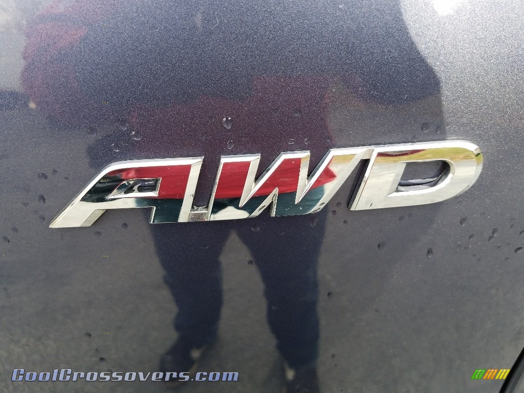 2012 CR-V EX-L 4WD - Twilight Blue Metallic / Gray photo #6