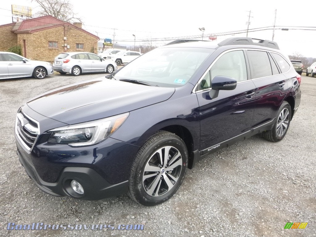 2018 Outback 2.5i Limited - Dark Blue Pearl / Ivory photo #8