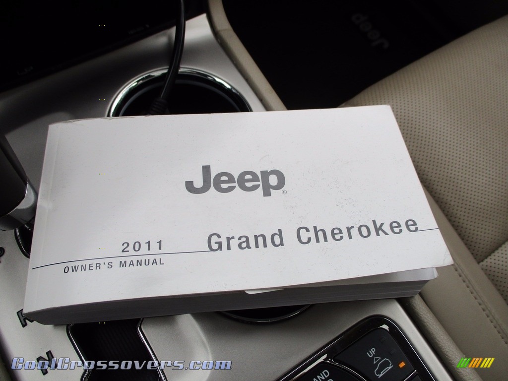 2011 Grand Cherokee Overland 4x4 - Inferno Red Crystal Pearl / Dark Frost Beige/Light Frost Beige photo #37