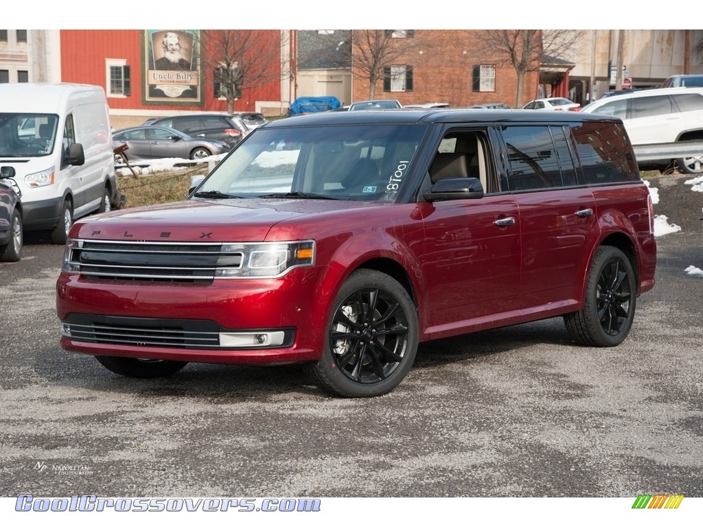 2018 Flex Limited AWD - Ruby Red / Charcoal Black photo #1
