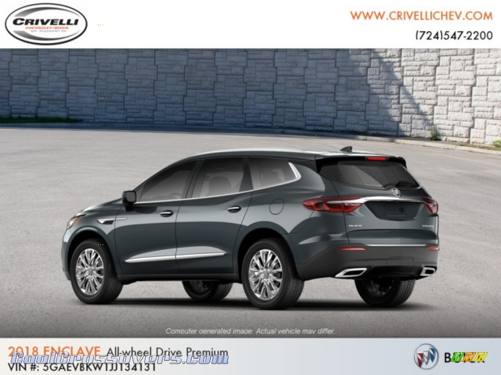2018 Enclave Premium AWD - Dark Slate Metallic / Shale photo #3