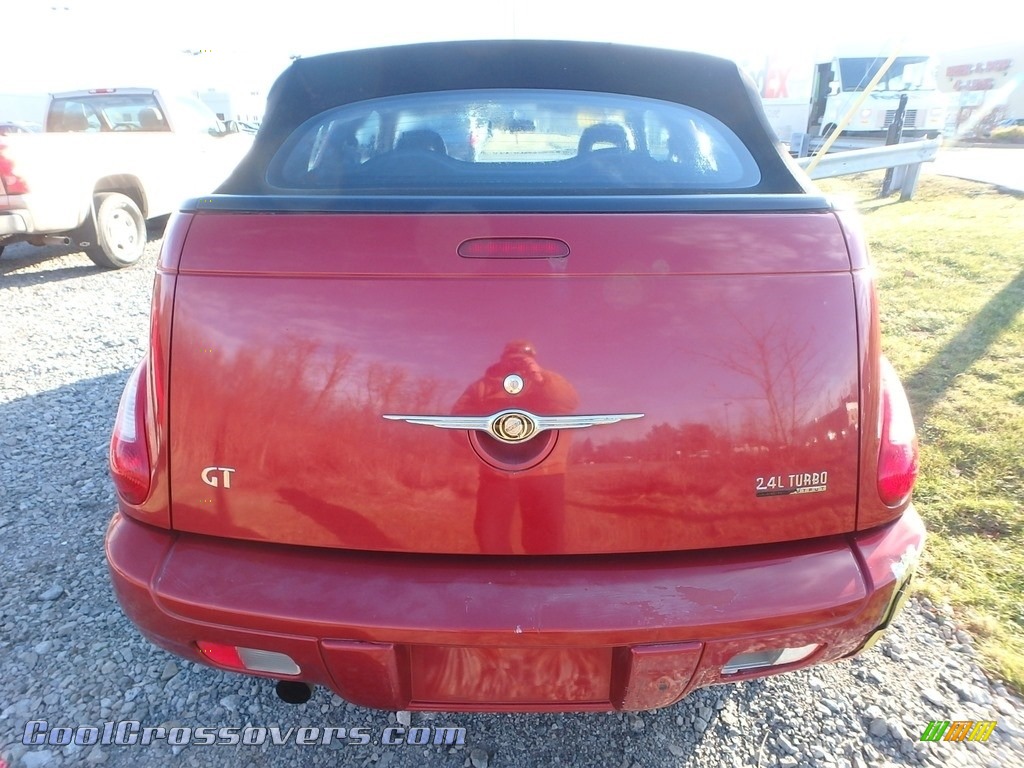 2006 PT Cruiser GT Convertible - Inferno Red Crystal Pearl / Pastel Slate Gray photo #3