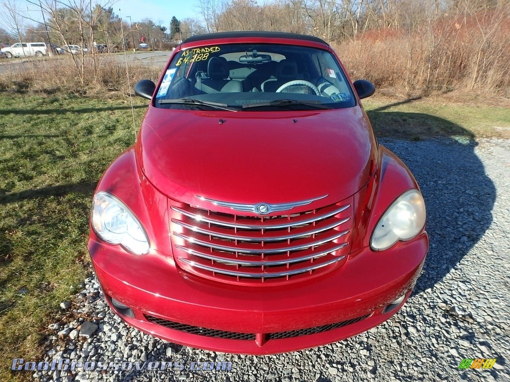 2006 PT Cruiser GT Convertible - Inferno Red Crystal Pearl / Pastel Slate Gray photo #6