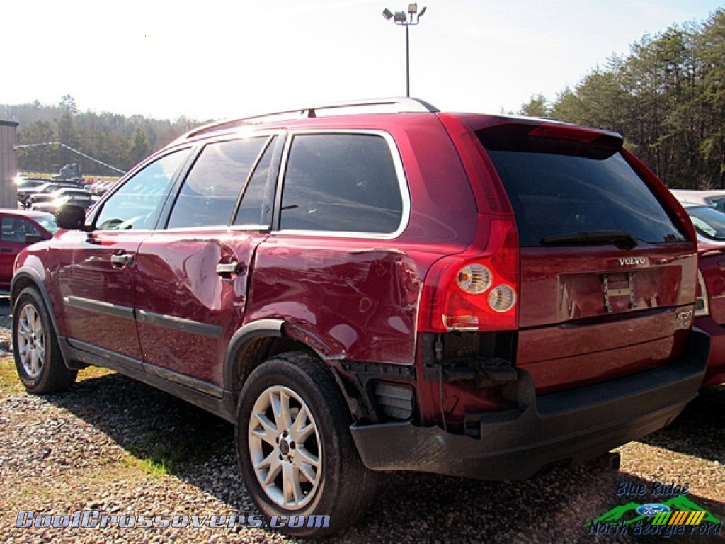 2003 XC90 T6 AWD - Ruby Red Metallic / Graphite photo #4