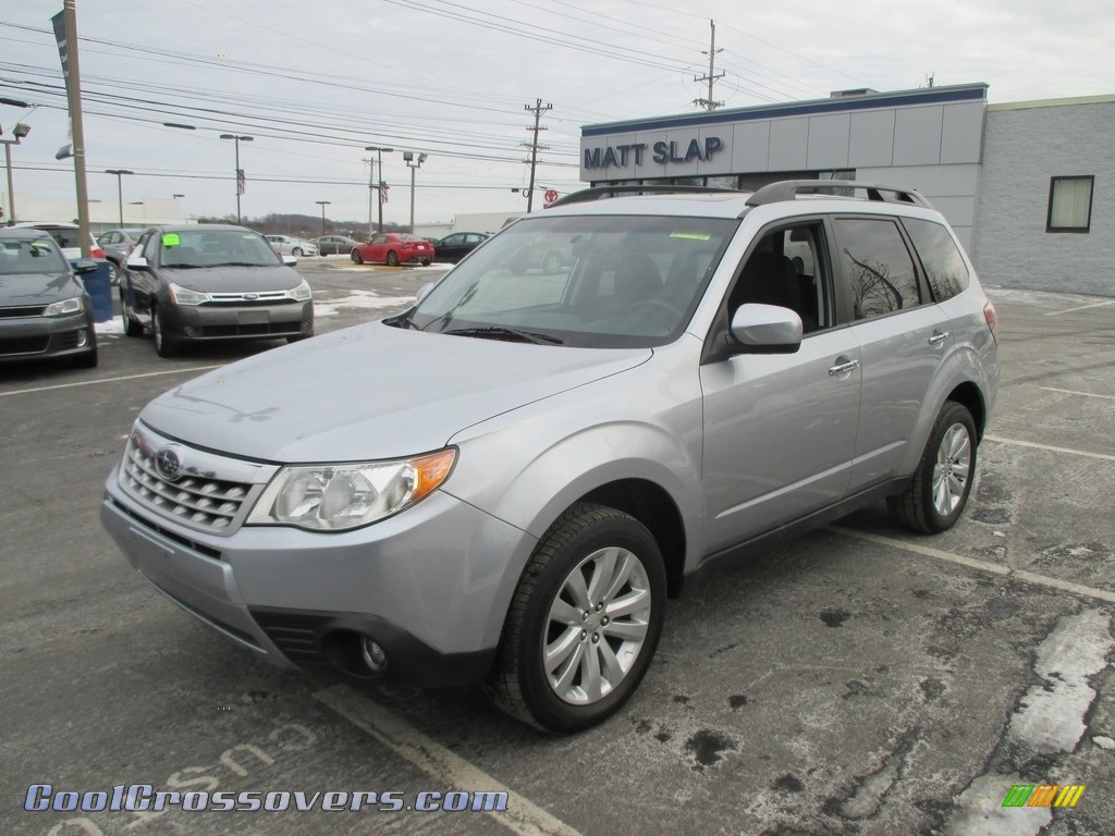 2012 Forester 2.5 X Limited - Ice Silver Metallic / Black photo #2