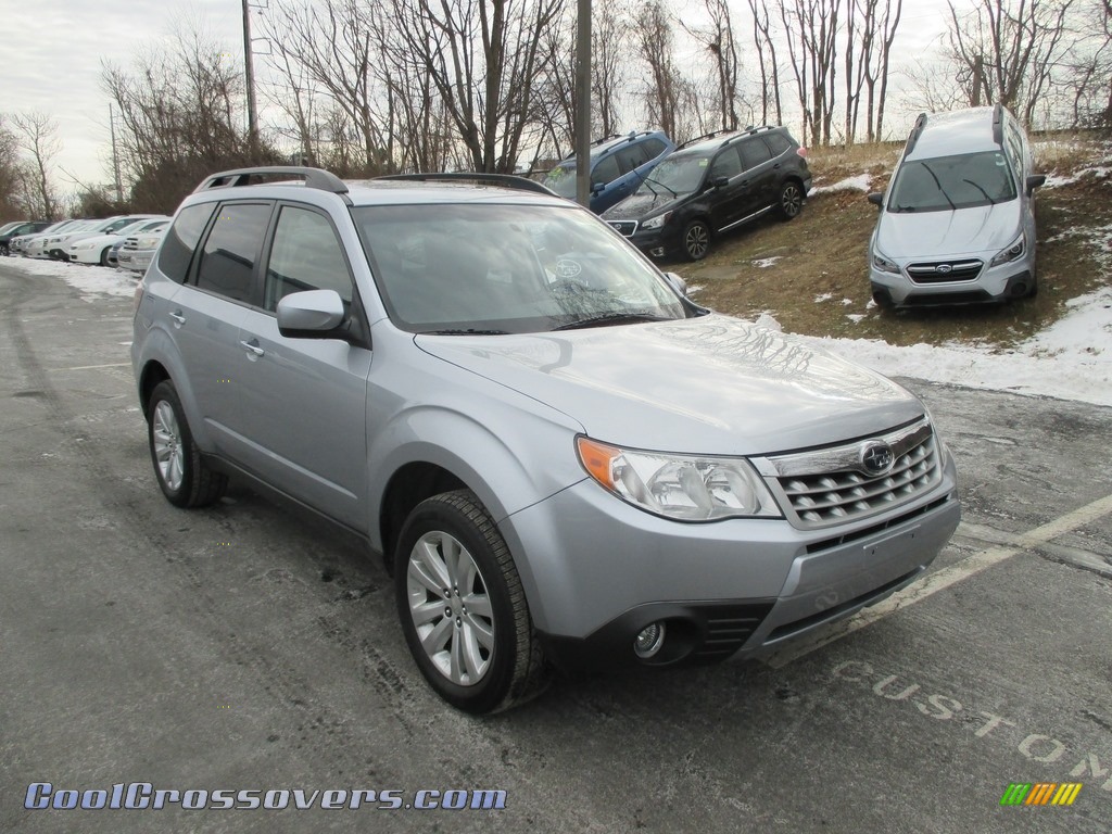 2012 Forester 2.5 X Limited - Ice Silver Metallic / Black photo #4