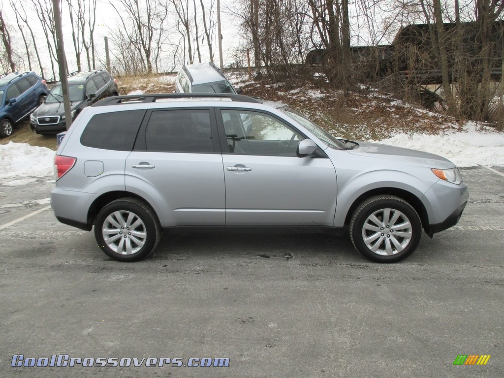2012 Forester 2.5 X Limited - Ice Silver Metallic / Black photo #5