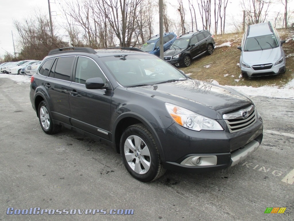 2012 Outback 2.5i Limited - Graphite Gray Metallic / Off Black photo #4