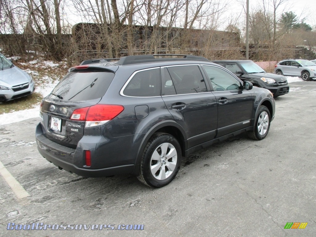 2012 Outback 2.5i Limited - Graphite Gray Metallic / Off Black photo #6