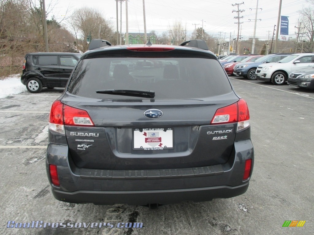 2012 Outback 2.5i Limited - Graphite Gray Metallic / Off Black photo #7