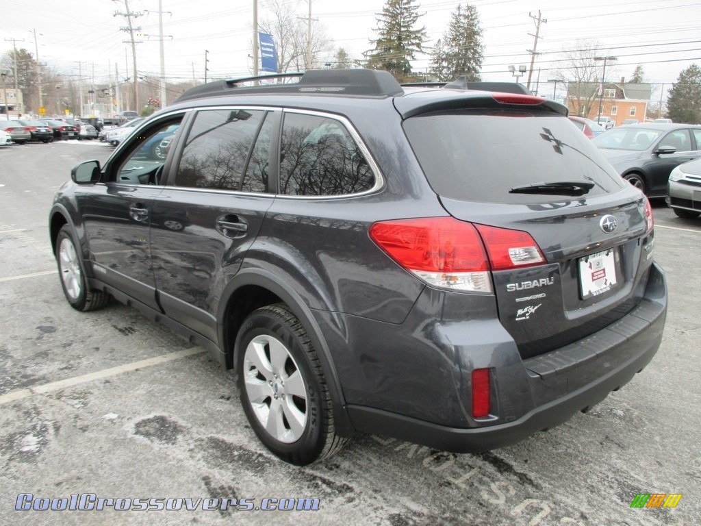2012 Outback 2.5i Limited - Graphite Gray Metallic / Off Black photo #8