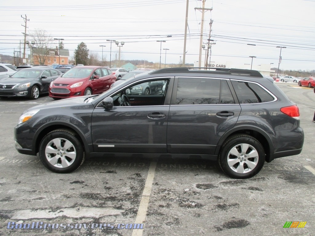 2012 Outback 2.5i Limited - Graphite Gray Metallic / Off Black photo #9