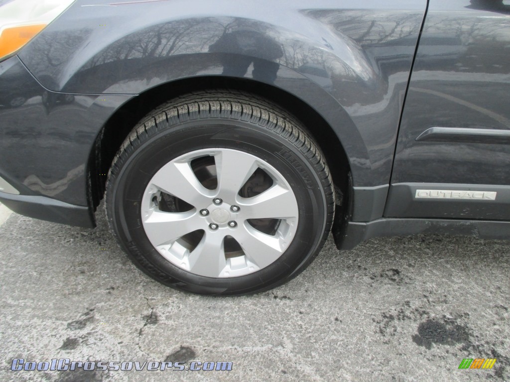 2011 Outback 2.5i Limited Wagon - Graphite Gray Metallic / Off Black photo #23