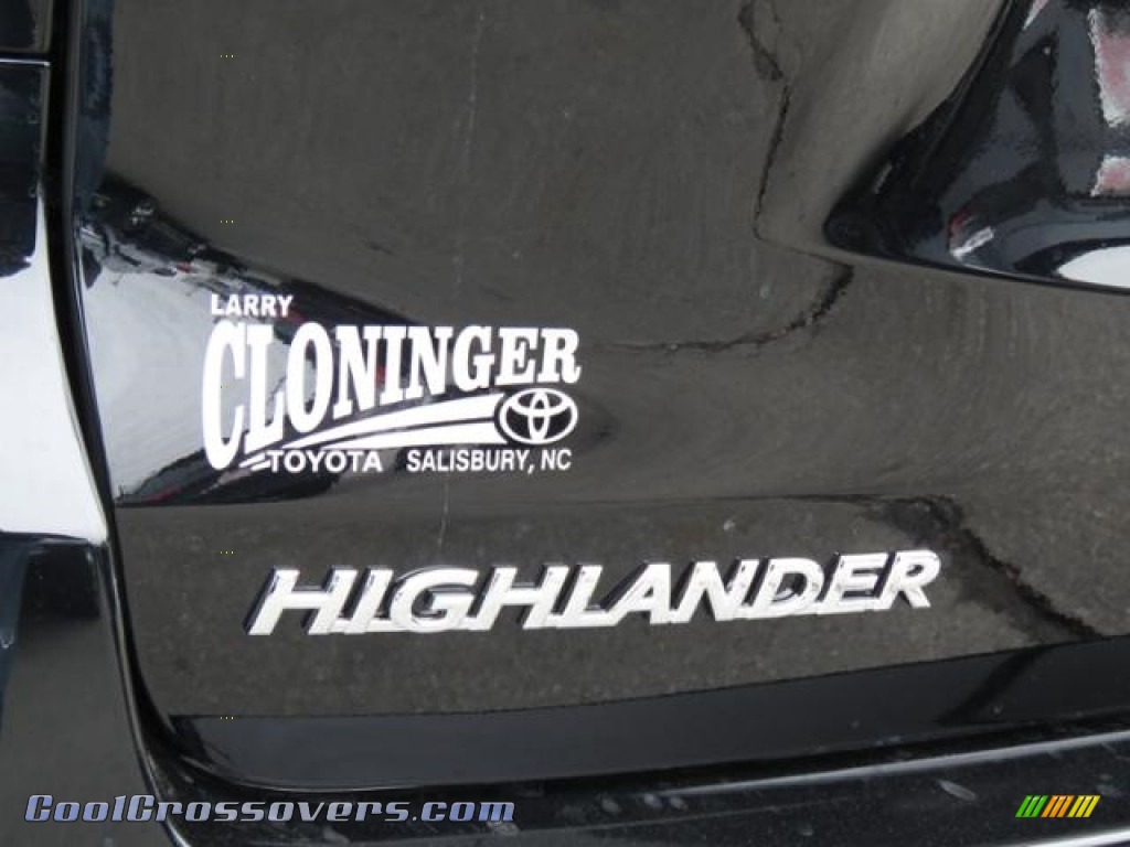2018 Highlander Limited AWD - Midnight Black Metallic / Ash photo #30