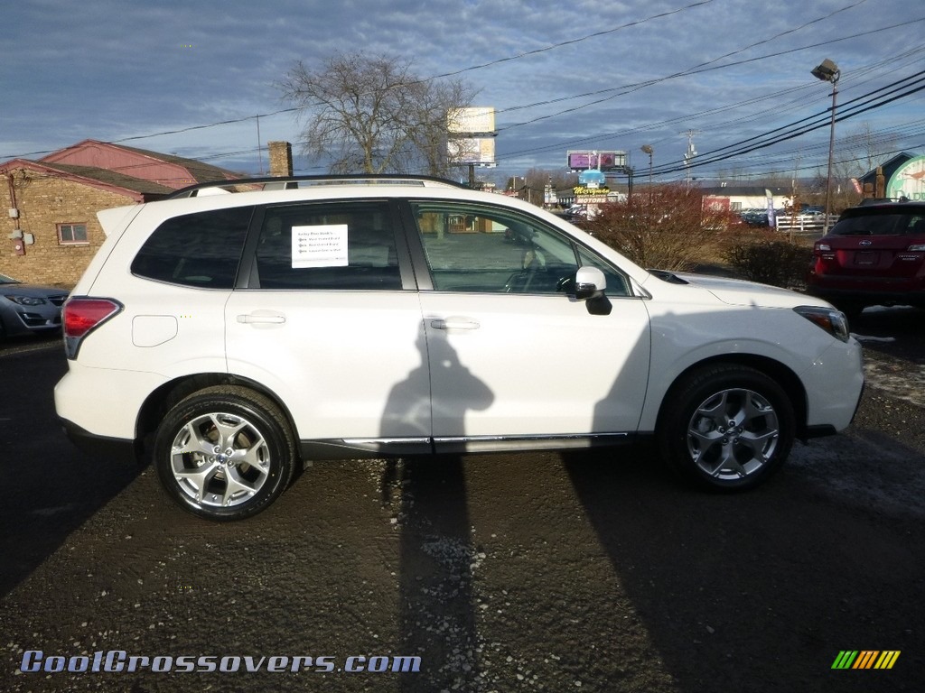 2018 Forester 2.5i Touring - Crystal White Pearl / Black photo #3