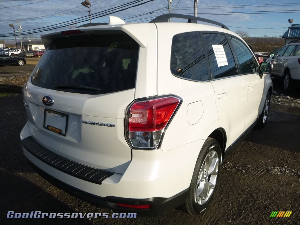 2018 Forester 2.5i Touring - Crystal White Pearl / Black photo #4
