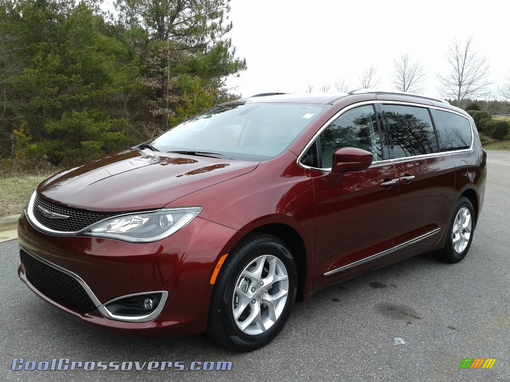 2018 Pacifica Touring L - Velvet Red Pearl / Cognac/Alloy/Toffee photo #2