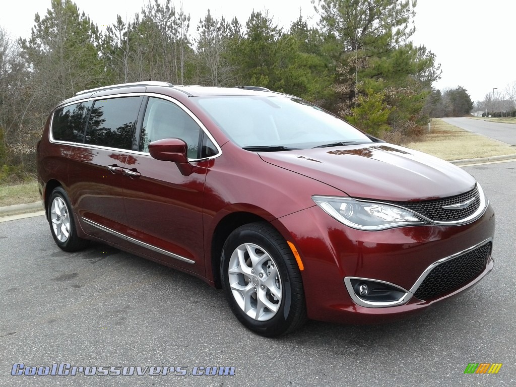 2018 Pacifica Touring L - Velvet Red Pearl / Cognac/Alloy/Toffee photo #4