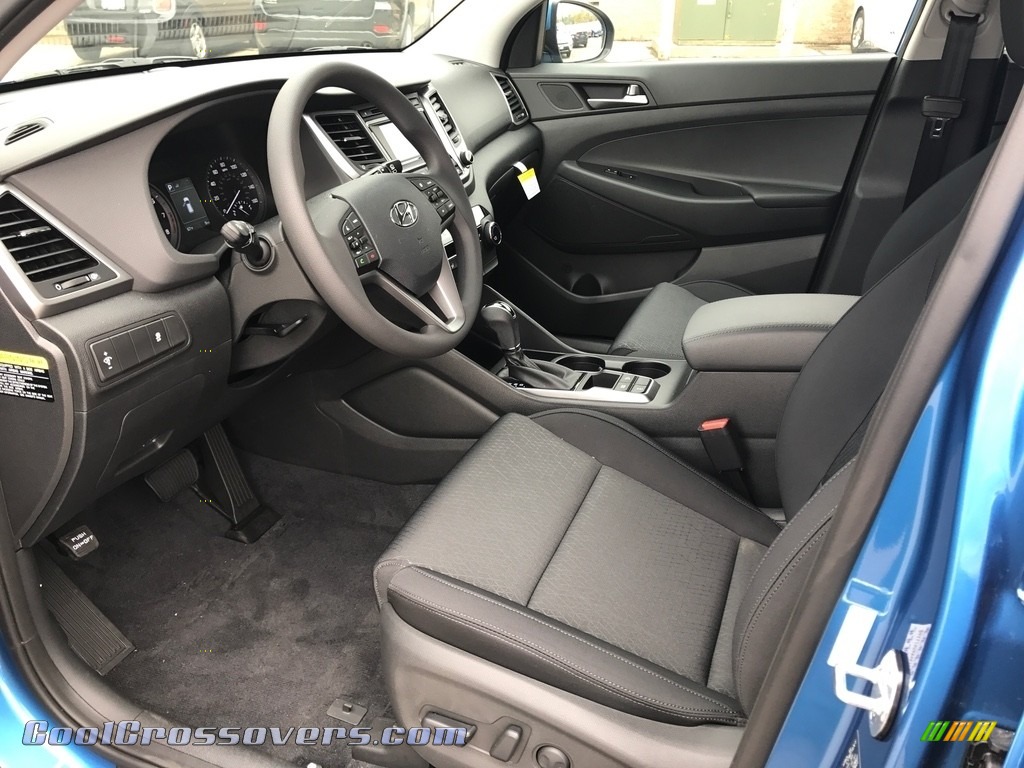 2017 Tucson SE AWD - Caribbean Blue / Black photo #4
