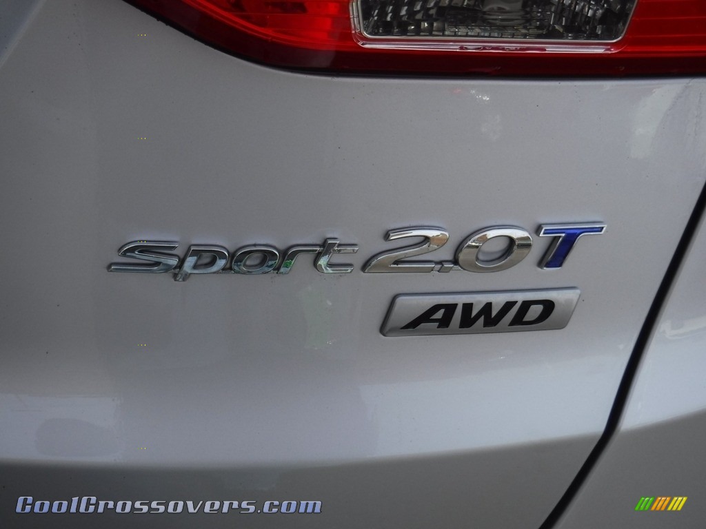 2013 Santa Fe Sport 2.0T AWD - Moonstone Silver / Black photo #9