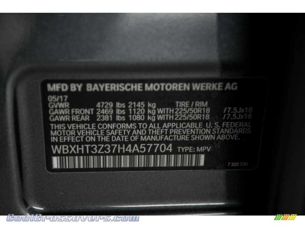 2017 X1 xDrive28i - Mineral Grey Metallic / Black photo #18