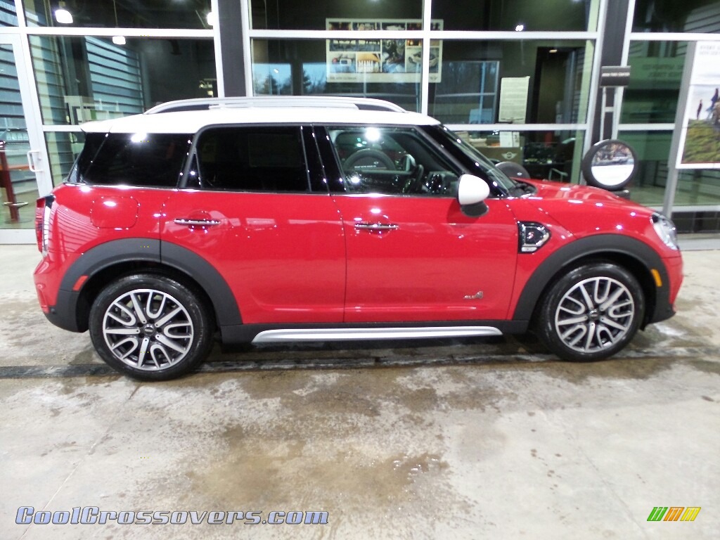 Chili Red / Lounge Leather/Carbon Black Mini Countryman Cooper S ALL4