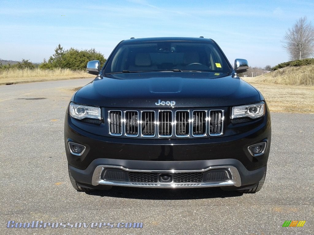 2015 Grand Cherokee Limited - Brilliant Black Crystal Pearl / Black/Light Frost Beige photo #3