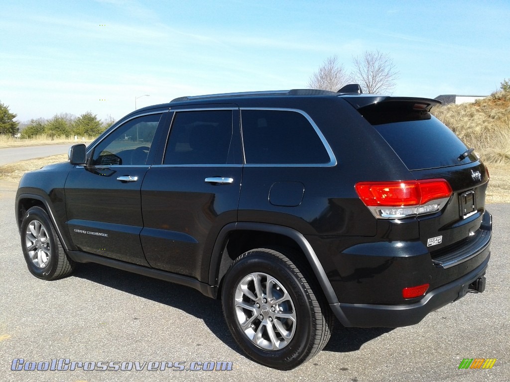 2015 Grand Cherokee Limited - Brilliant Black Crystal Pearl / Black/Light Frost Beige photo #8
