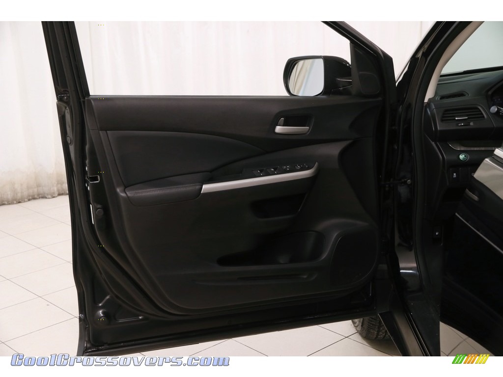 2014 CR-V EX-L AWD - Crystal Black Pearl / Black photo #4