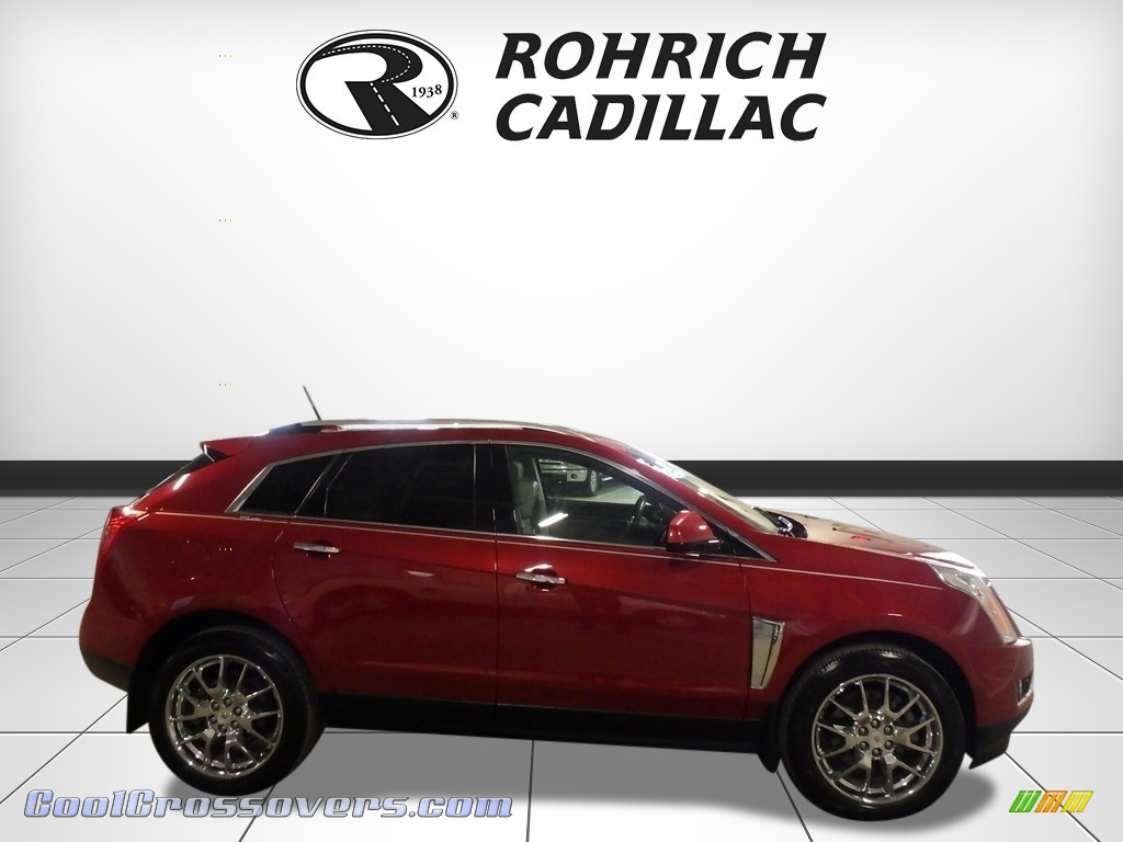 2013 SRX Performance AWD - Crystal Red Tintcoat / Shale/Brownstone photo #6