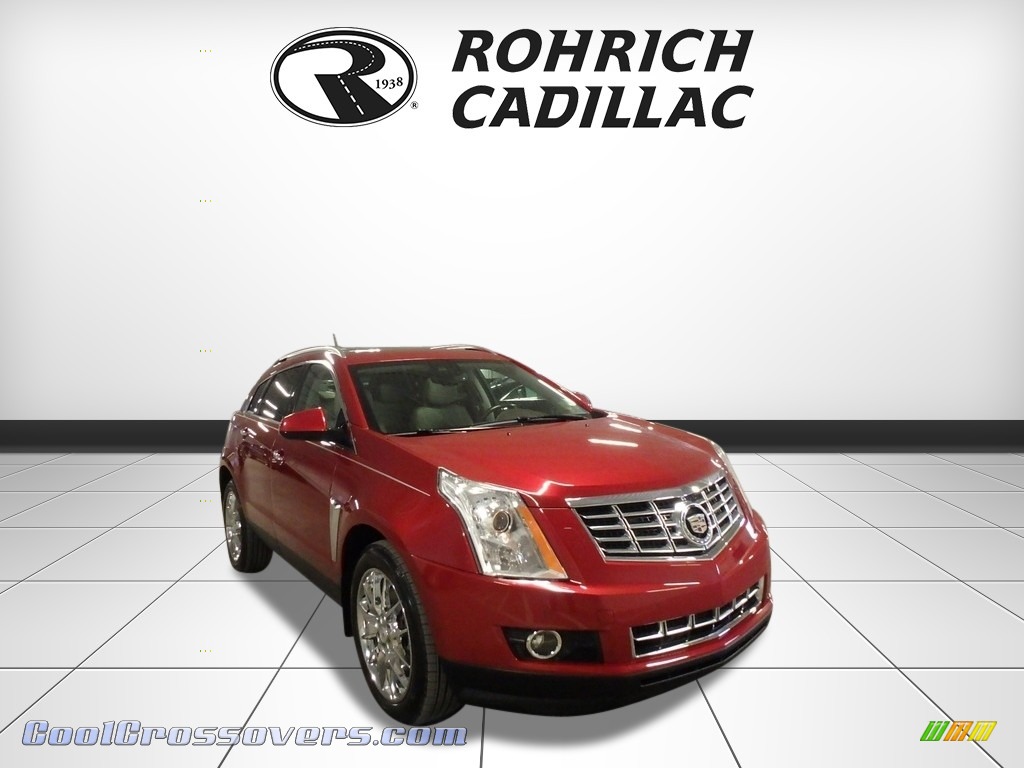 2013 SRX Performance AWD - Crystal Red Tintcoat / Shale/Brownstone photo #7
