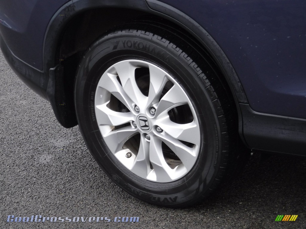 2012 CR-V EX-L 4WD - Twilight Blue Metallic / Gray photo #3