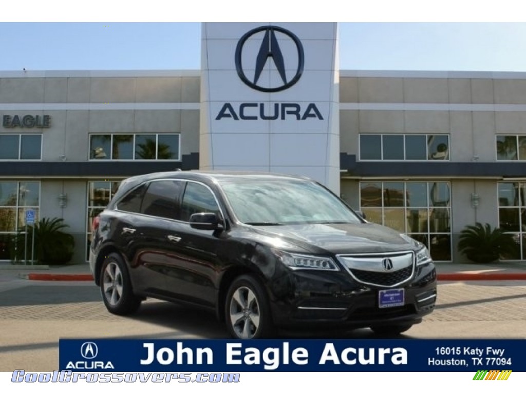 Crystal Black Pearl / Parchment Acura MDX 