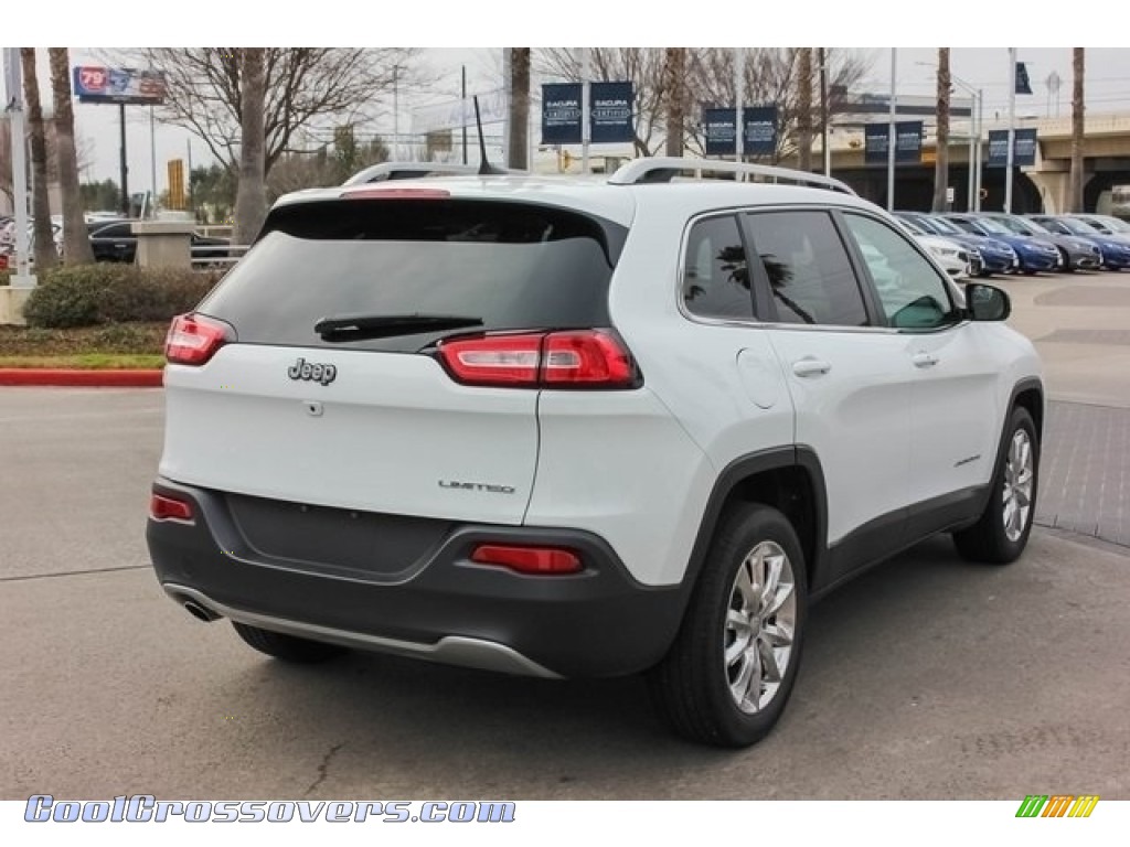 2016 Cherokee Limited - Bright White / Black/Light Frost Beige photo #7