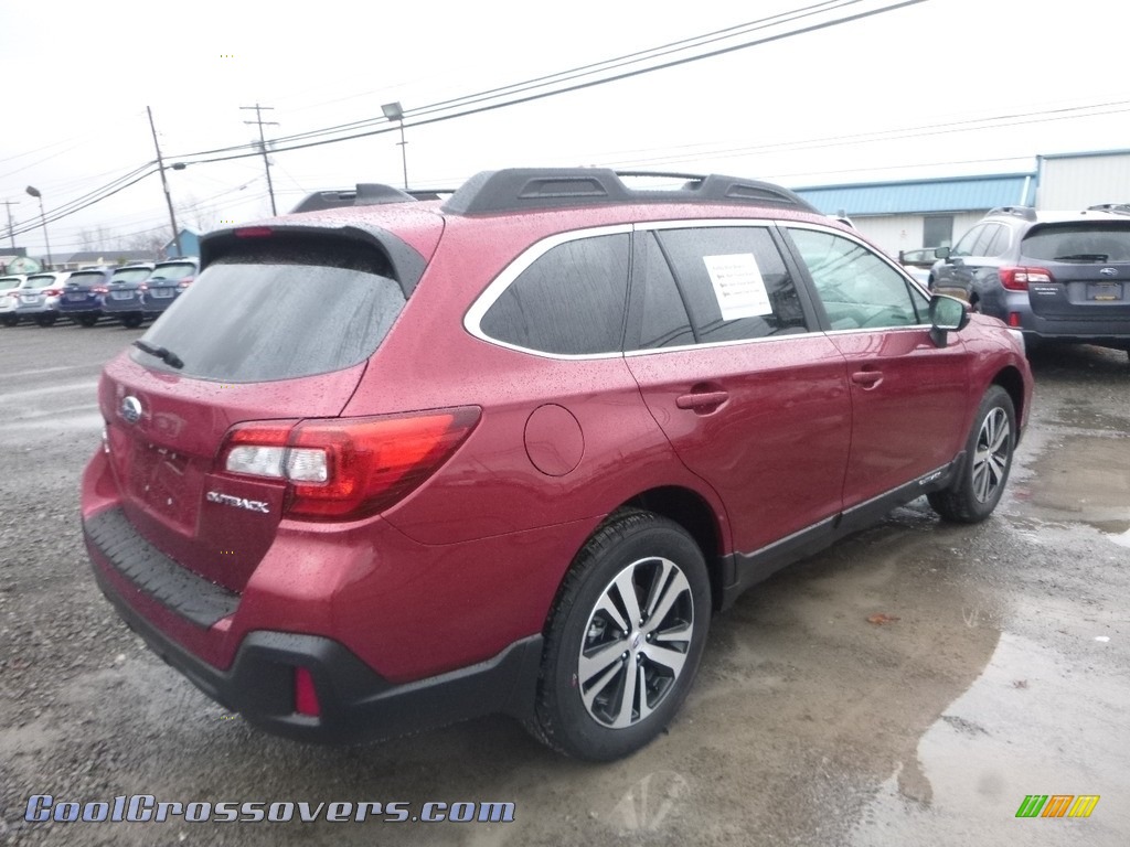 2018 Outback 2.5i Limited - Crimson Red Pearl / Ivory photo #4