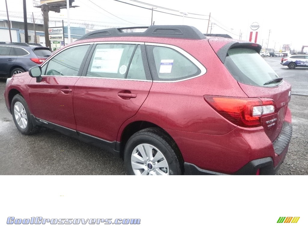 2018 Outback 2.5i - Crimson Red Pearl / Ivory photo #6